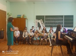 Состоялся открытый урок учащихся 1 класса  хорового отделения, в рамках празднования Дня славянской письменности и культуры.