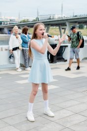 Яркое выступление наших учащихся на гала-концерте победителей конкурса «Город поющих фонтанов» в честь празднования 554-летия города Чебоксары!