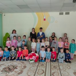 В детском саду № 9 состоялся концерт и мастер-класс в рамках социального проекта школы «Музыкальный ручеёк».