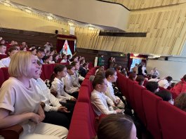 Наши юные артисты выступили в составе сводного хора Чувашии