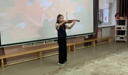 Концерт наших учащихся и преподавателей в МБДОУ «Детский сад № 25» г. Чебоксары.