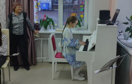 Концерт наших учащихся и преподавателей в МБДОУ «Детский сад № 25» г. Чебоксары.