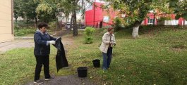 В ЧДМШ №1 им. С.М. Максимова состоялся осенний субботник.