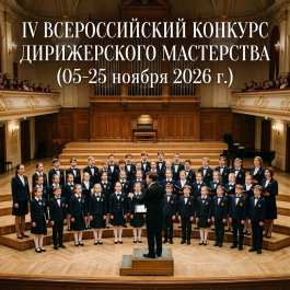 Открыт прием заявок на IV Всероссийский конкурс дирижерского мастерства.